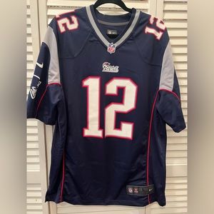 Patriots Jersey Mens Large Tom Brady Nike On Field Football